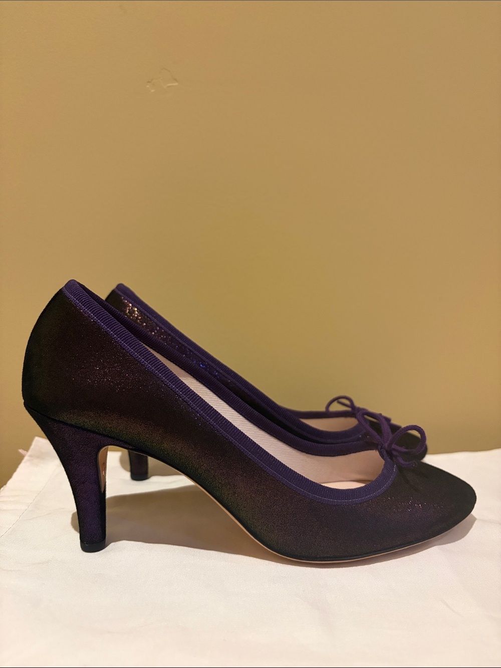 Repetto purple ballet heels. Size 38